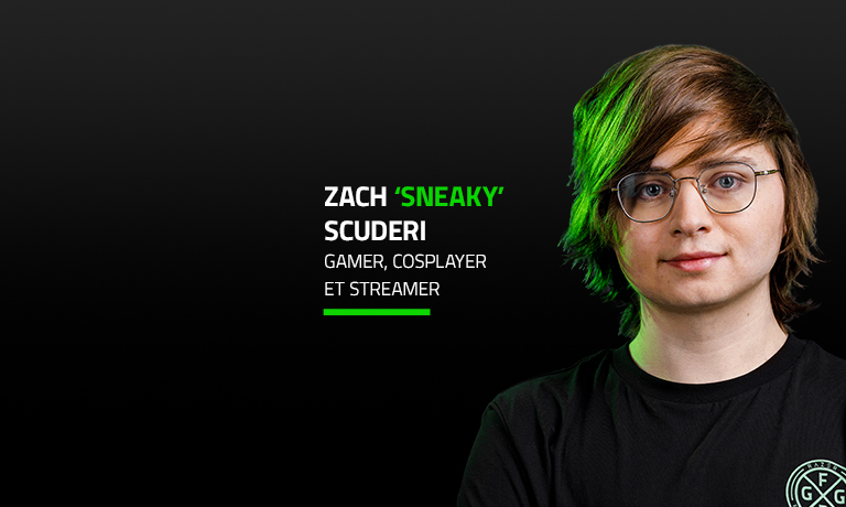 Zach ‘Sneaky’ Scuderi - Gamer, Cosplayer et Streamer